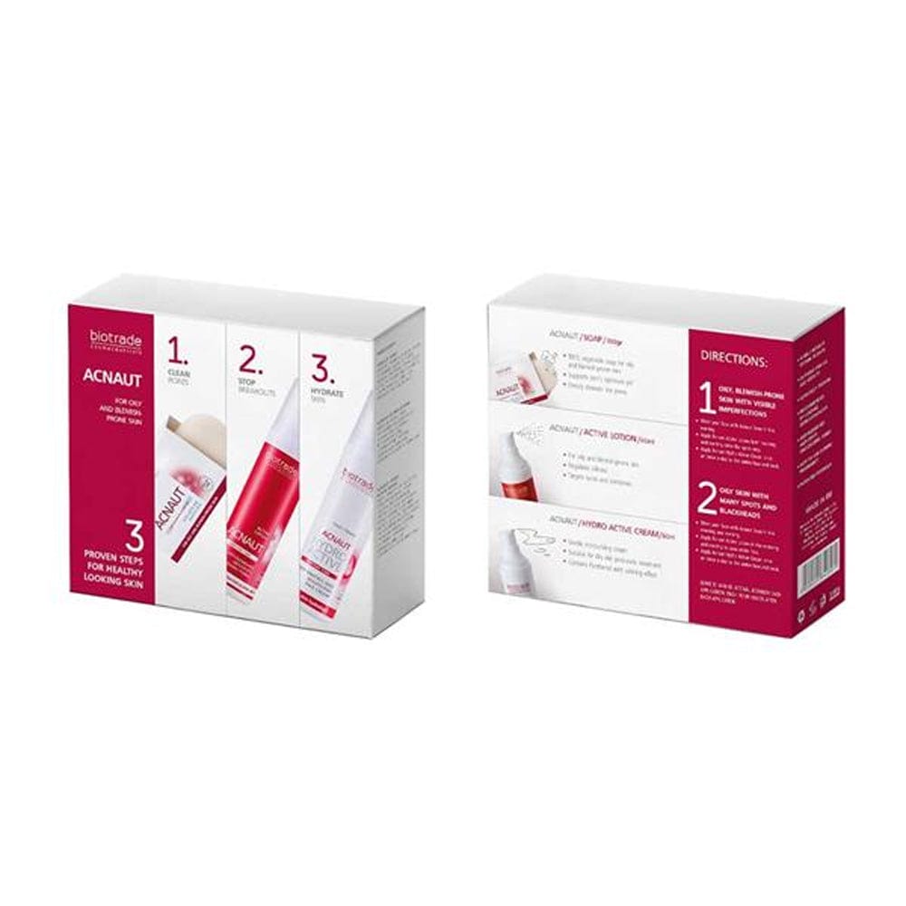 Acnaut Skincare Set Acnaut 3 Step Kit