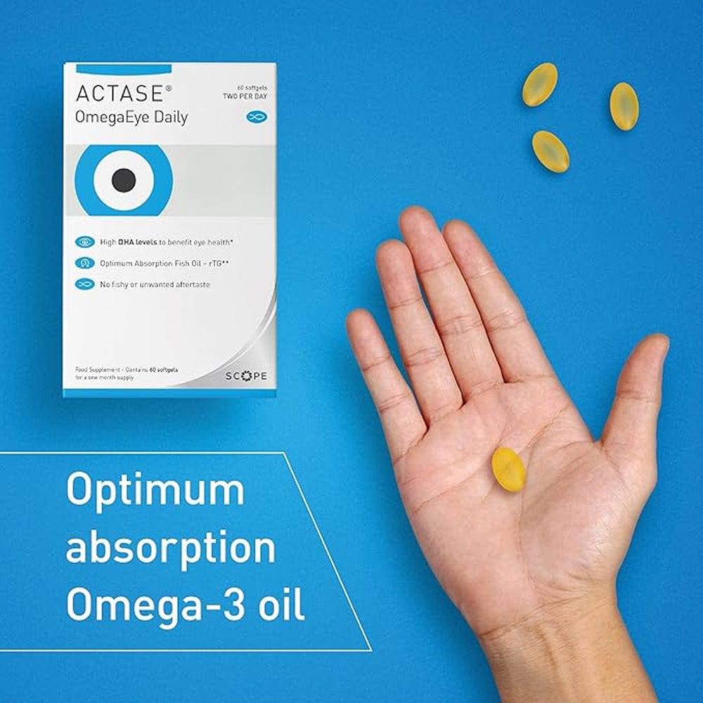 Optase Vitamins & Supplements Actase OmegaEye Daily 60 Softgels