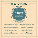 Altrient Vitamins & Supplements Altrient Liposomal Glutathione 450mg 30s