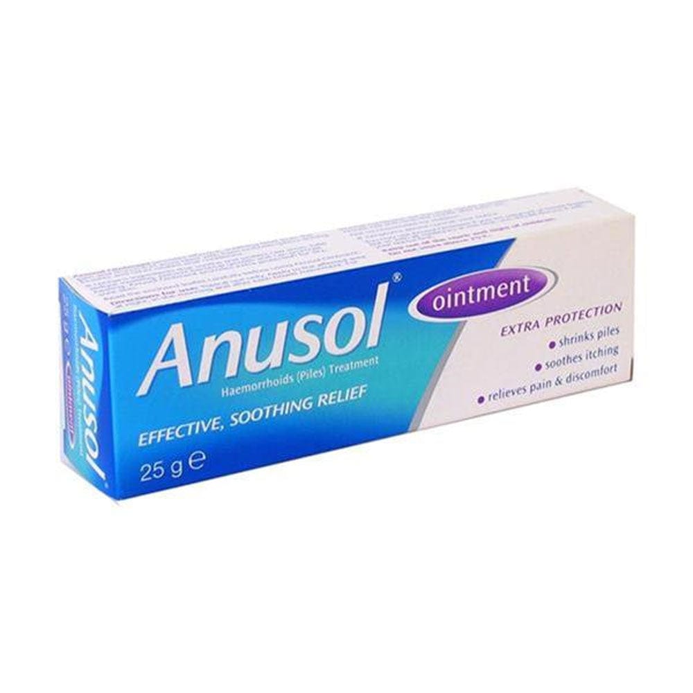 Meaghers Pharmacy Haemorrhoids & Piles Treatment Anusol Ointment 25g