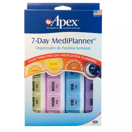 Apex Medication Organiser Apex 7 Day Mediplanner