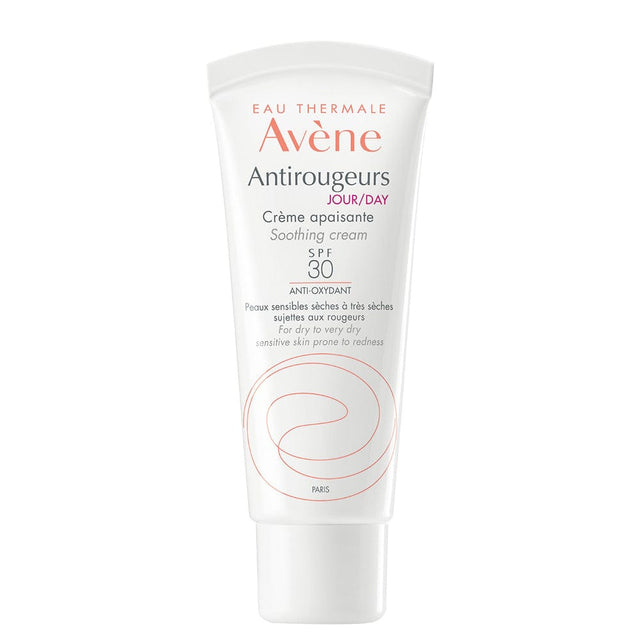 Avene Moisturiser With Spf Avene Antirougeurs Soothing Day Cream SPF30 40ml Meaghers Pharmacy