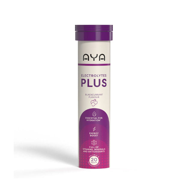 AYA Vitamins & Supplements Blackcurrant AYA Electrolytes Plus Effervescent 20 Tablets