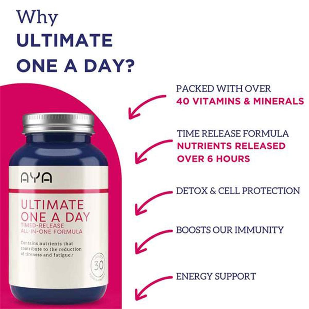 AYA Vitamins & Supplements AYA Ultimate One A Day Multivitamin 30 Tablets