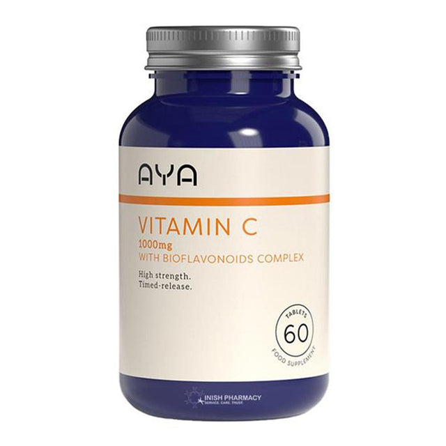 AYA Vitamins & Supplements AYA Vitamin C 1000mg With Bioflavonoids Complex 60 Tablets