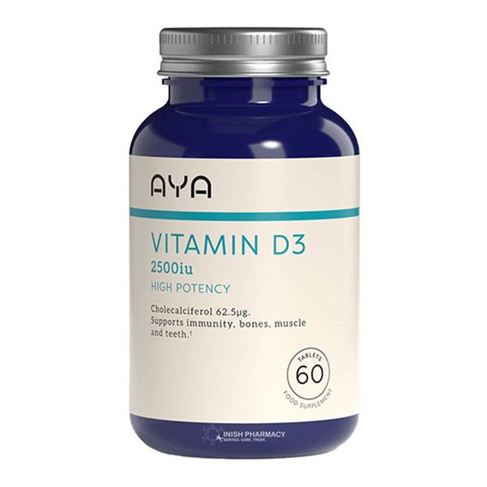 AYA Vitamins & Supplements AYA Vitamin D3 2500iu Tablets 60 Tablets