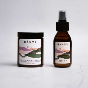 You added <b><u>Bánór Wool Body Oil and Candle</u></b> to your cart.