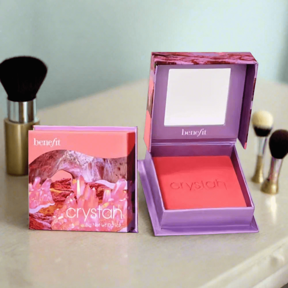 Benefit Blush Powder Benefit Crystah Strawberry Pink Blush Powder