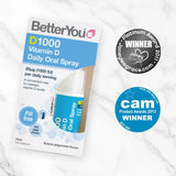 BetterYou Vitamins & Supplements BetterYou D1000 Vitamin D Daily Oral Spray 15ml