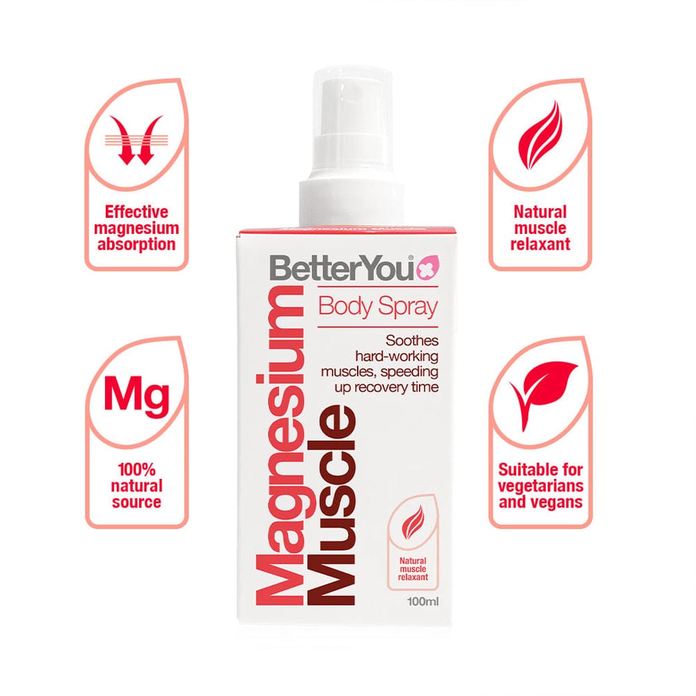 BetterYou Body Spray BetterYou Magnesium Muscle Body Spray 100ml