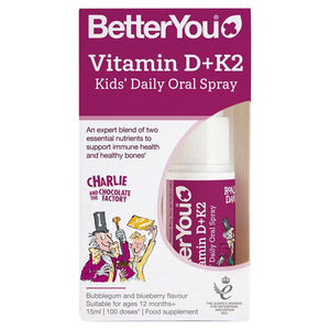 You added <b><u>BetterYou Vitamin D + K2 Kids Oral Spray 15ml</u></b> to your cart.