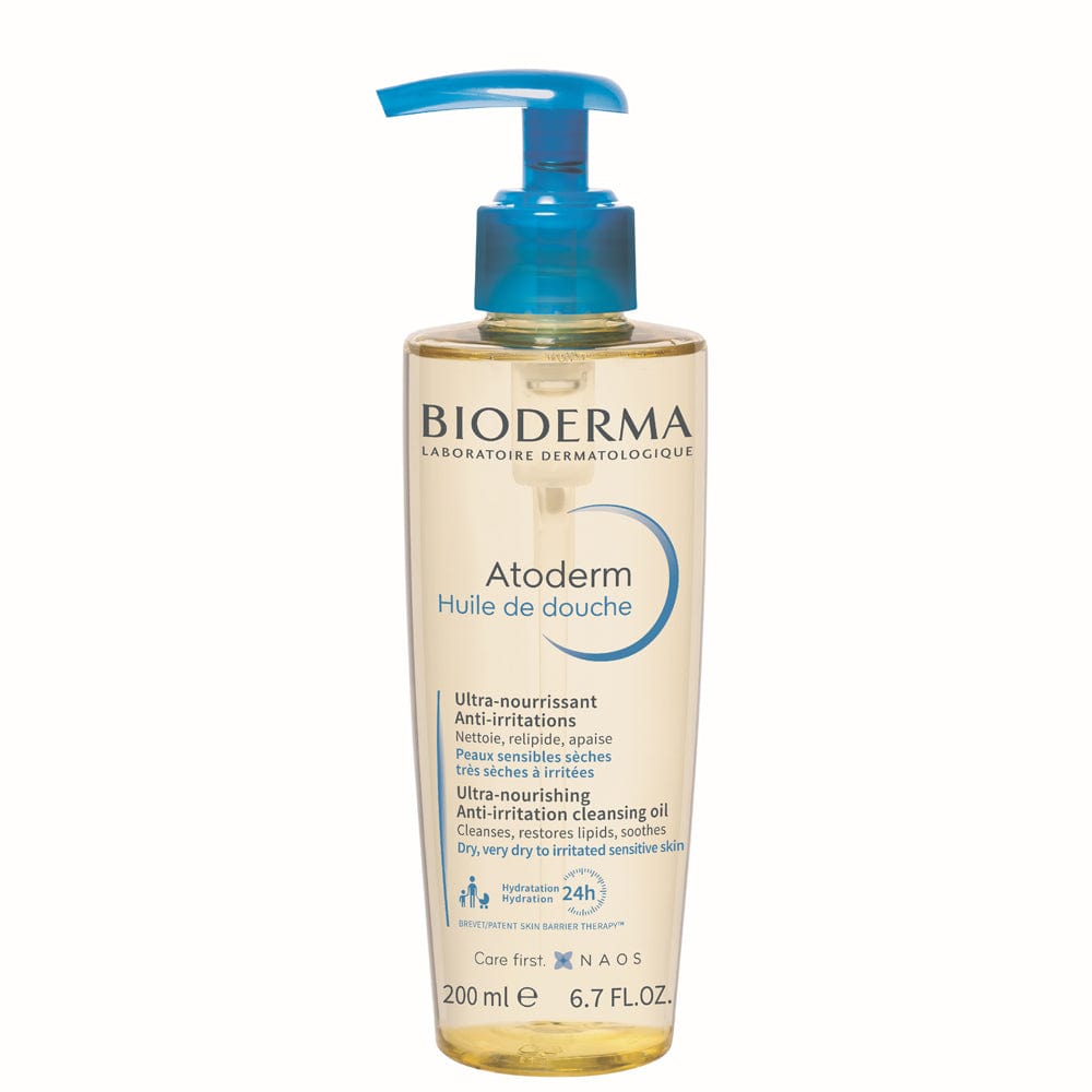 Bioderma Shower Oil 200ml Bioderma Atoderm Ultra-Nourishing Anti-Irritation Shower Oil Meaghers Pharmacy