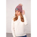 Brandwell Hat Brandwell Chunky Knit LED Hat Dusty Rose