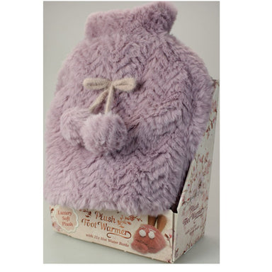 Brandwell Hot Water Bottle Dusty Pink Brandwell Plush Footwarmer Hot Water Bottle