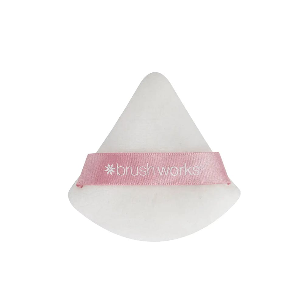 Brushworks Powder Puff Brushworks Triangular Powder Puff Duo