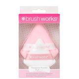 Brushworks Powder Puff Brushworks Triangular Powder Puff Duo