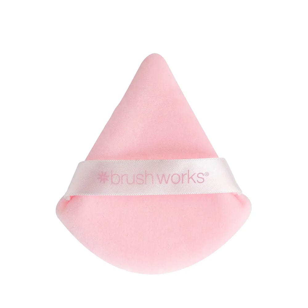 Brushworks Powder Puff Brushworks Triangular Powder Puff Duo