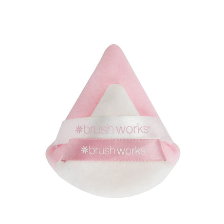 Brushworks Powder Puff Brushworks Triangular Powder Puff Duo