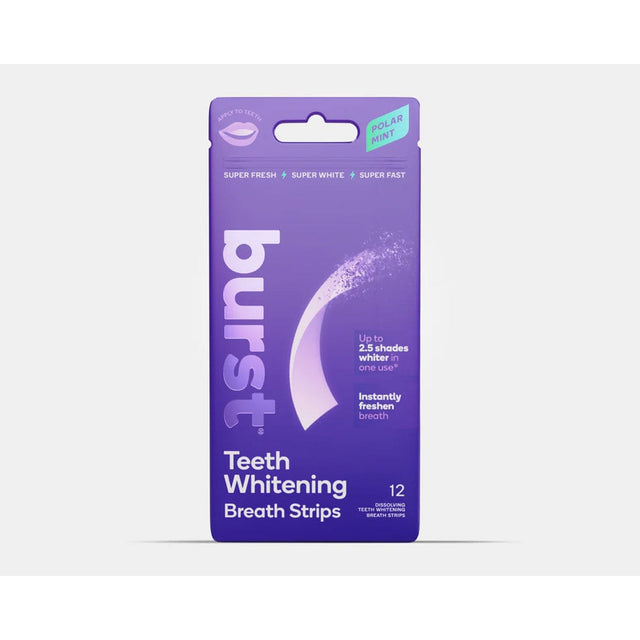 Burst Oral Care Teeth Whitening Burst Teeth Whitening Breath Strips