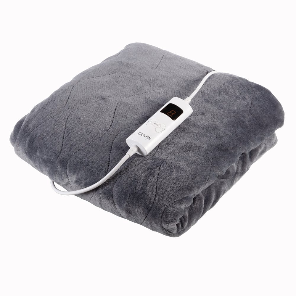 Carmen Electric Blanket Carmen Fleece Luxury Electric Fleece Heated Throw