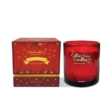 Celtic Candles Candle Celtic Candles Luxury 4 Wick Christmas Candle Cinnamon & Winter Berries