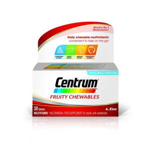 You added <b><u>Centrum Fruity Chewables 30 Tablets</u></b> to your cart.