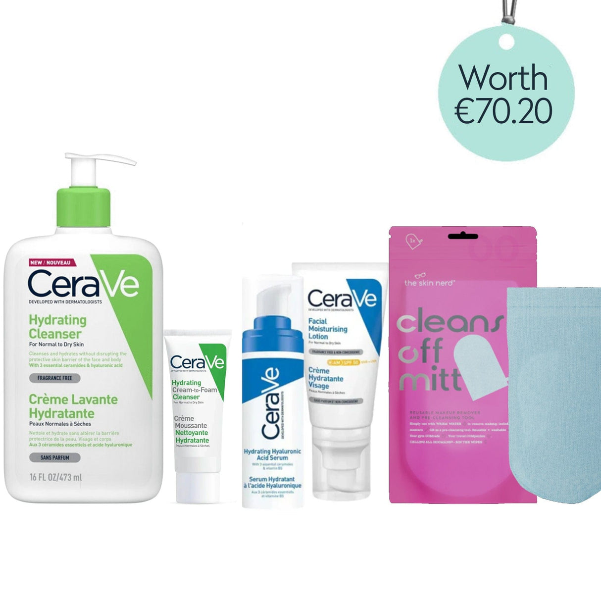 Cerave Skincare Bundle CeraVe Daily Essentials Bundle