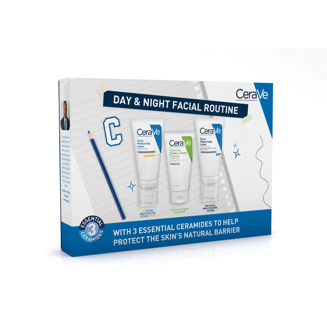 Cerave Skincare Set CeraVe Day & Night Facial Routine Gift Set