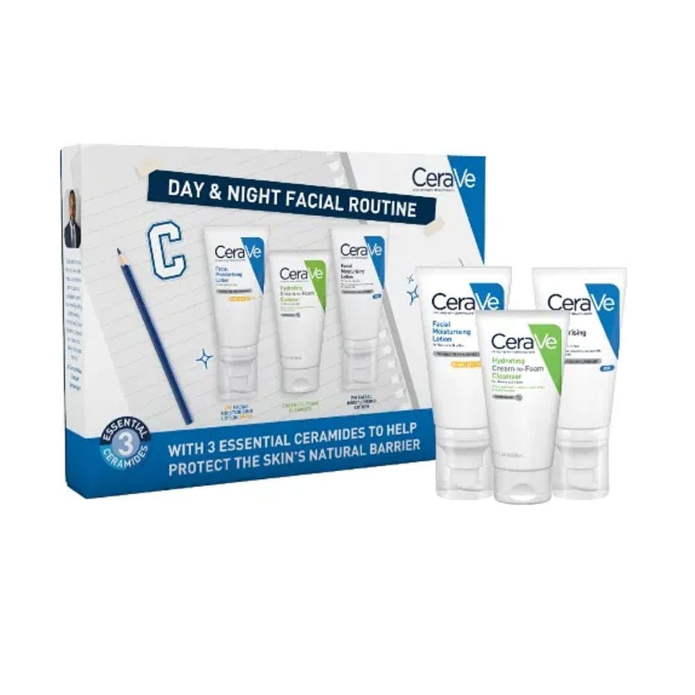 Cerave Skincare Set CeraVe Day & Night Facial Routine Gift Set