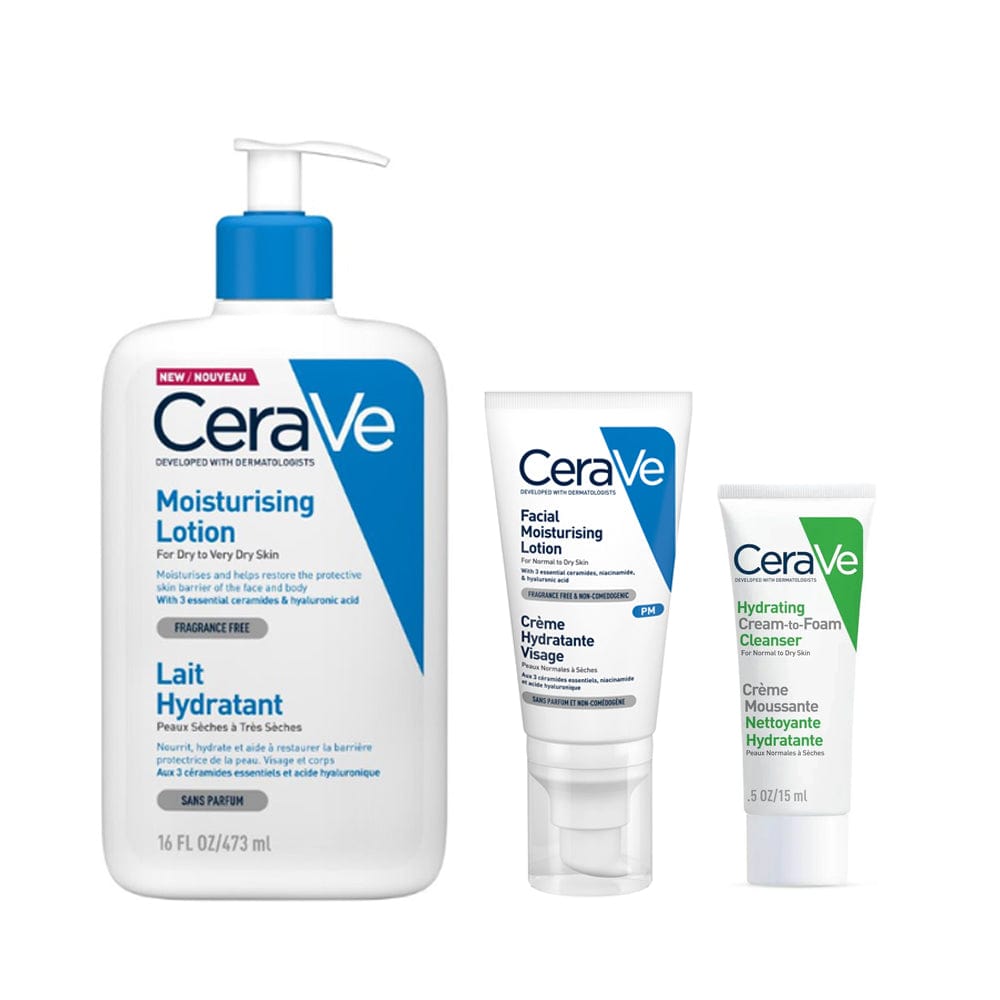 Cerave Skincare CeraVe Evening Hydration Bundle