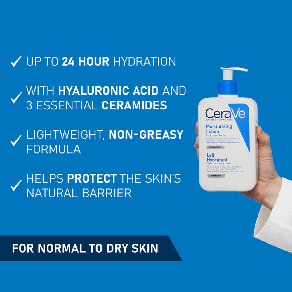 Cerave Body Moisturiser CeraVe Moisturising Lotion for Normal to Very Dry Skin