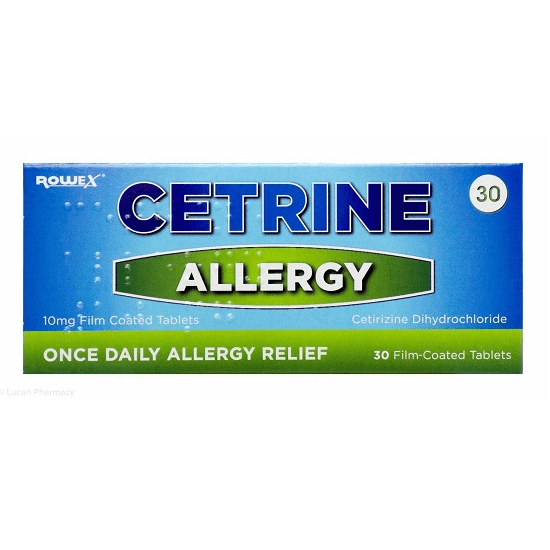 Cetrine Allergy Relief 30 Tablets Meaghers Pharmacy