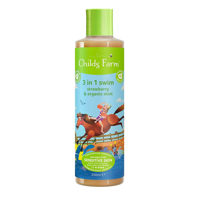 Childs Farm Childrens Wash Childs Farm 3 in 1 Swim, Strawberry & Organic Mint 250ml