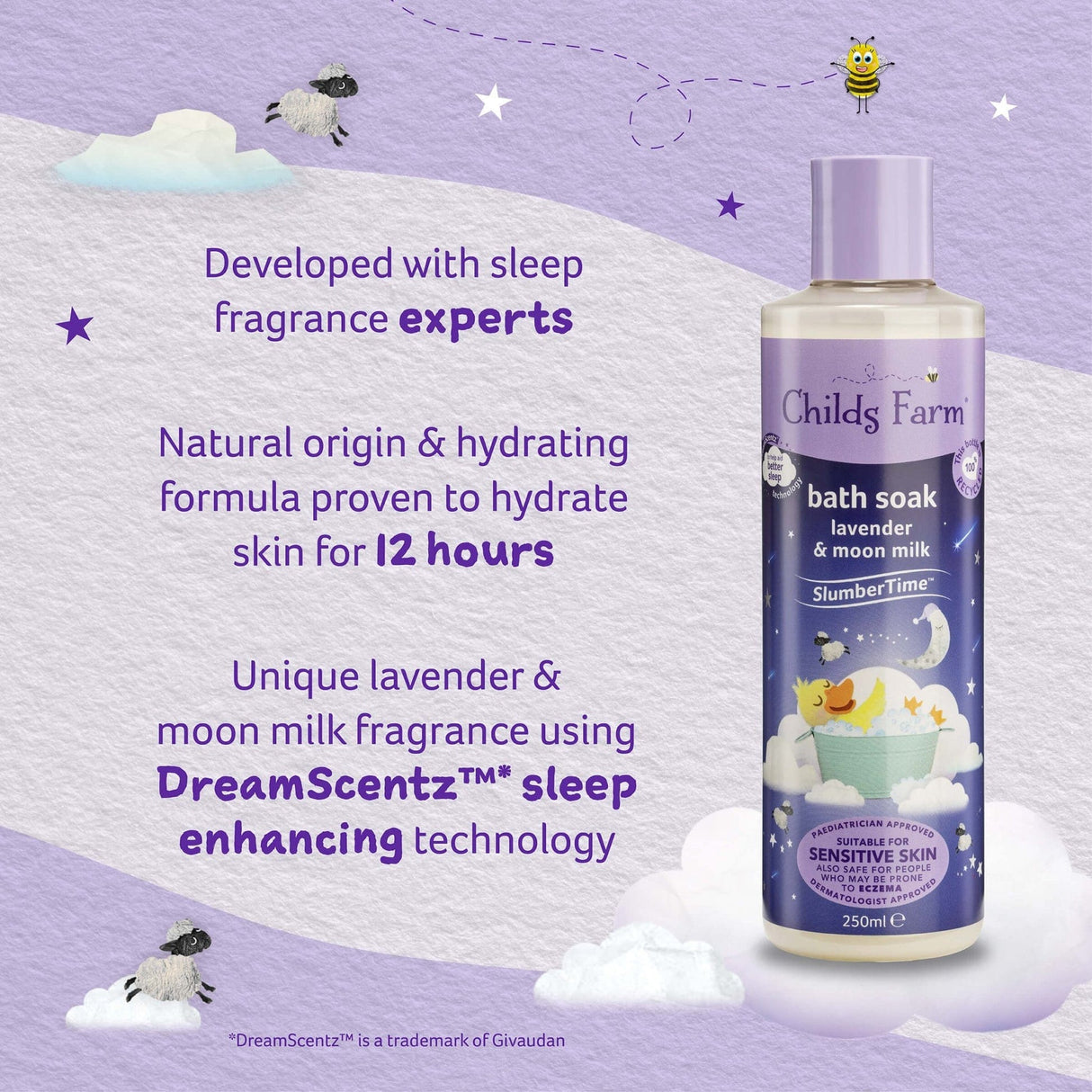 Childs Farm Bath Soak Childs Farm Bath Soak Lavender & Moon Milk 250ml