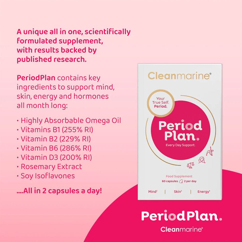 Cleanmarine Vitamins & Supplements Cleanmarine Period Plan 60 Capsules