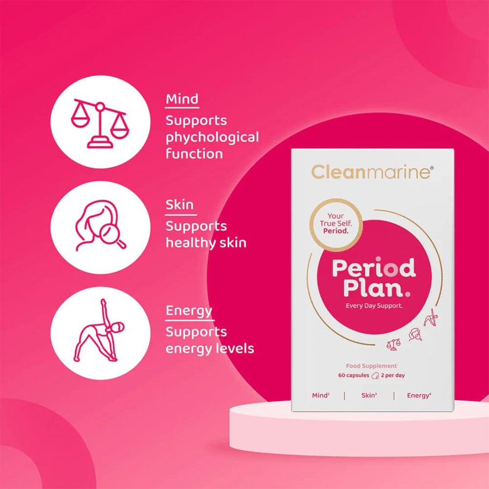 Cleanmarine Vitamins & Supplements Cleanmarine Period Plan 60 Capsules