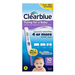 You added <b><u>Clearblue Advanced Digital Ovulation Tests</u></b> to your cart.