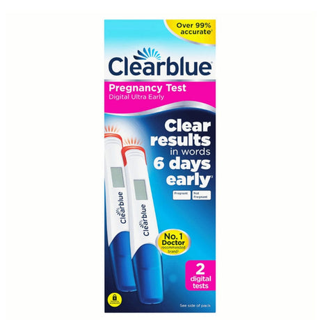 Clearblue Pregnancy Test Clearblue Digital Ultra Early 2 Digital Tests