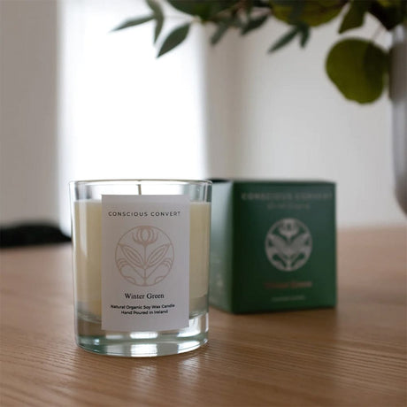 Conscious Convert Candle Winter Green Conscious Convert Natural Organic Soy Candle