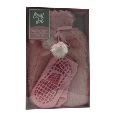 Cosy Joe Hot Water Bottle Pink Cosy Joe Hot Water Bottle & Slipper Sock Set