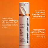 Dermalogica Moisturiser Dermalogica biolumin-c heat aging protector SPF50