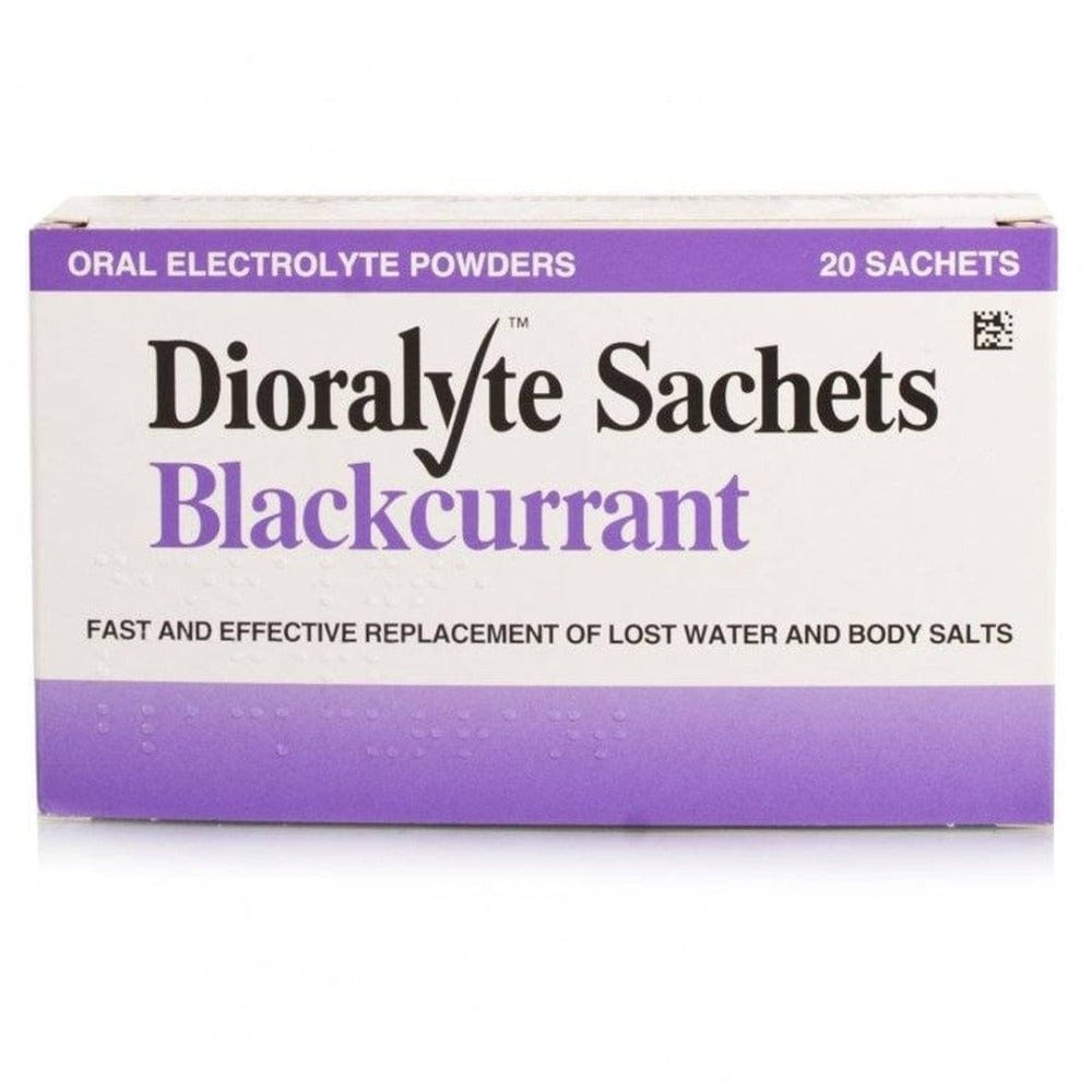 Meaghers Pharmacy Rehydration Salts Dioralyte Blackcurrant 20 Sachets