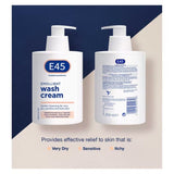 E45 Wash Cream E45 Emollient Wash Cream For Dry, Sensitive & Itchy Skin 250ml