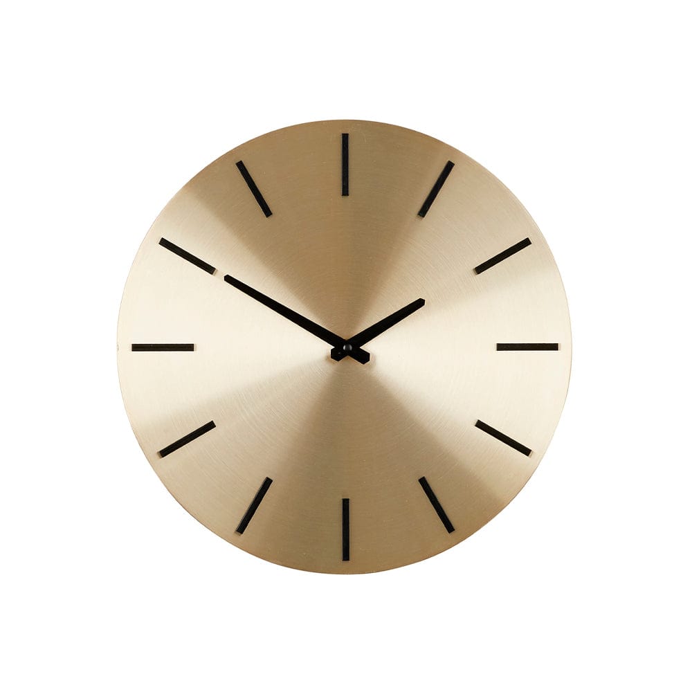 Edelman Clock Gold Edelman Brixen Wall Clock