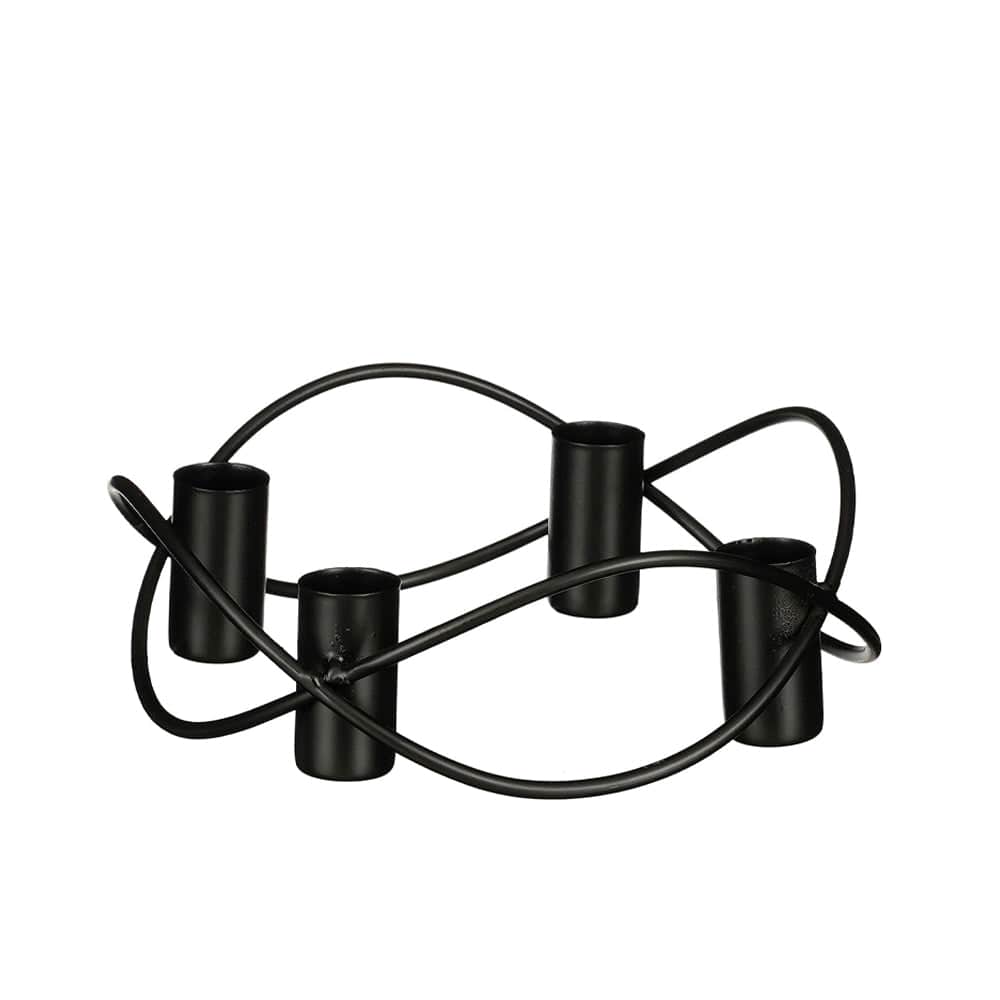 Edelman Candleholder Black Edelman Candleholder