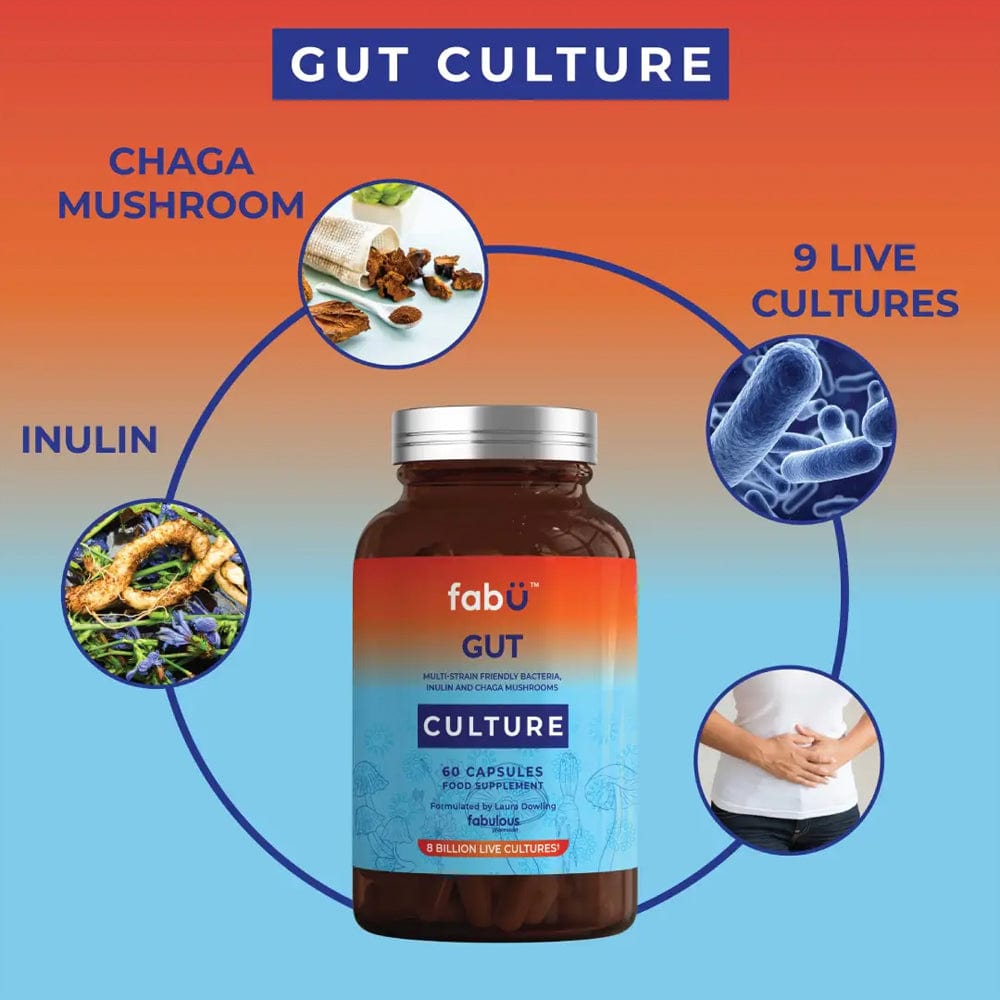 fabÜ Vitamins & Supplements fabÜ Gut Culture 60 Capsules