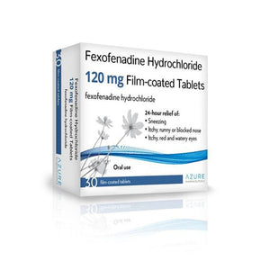 You added <b><u>Fexofenadine Hydrochloride 120mg 30 Tablets</u></b> to your cart.