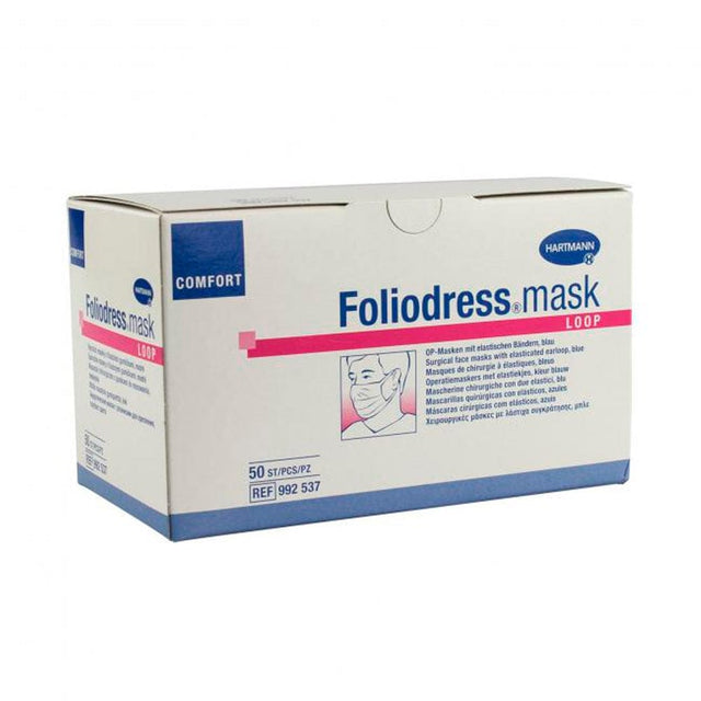 Foliodress Face Covering Foliodress Face Masks Surgical Disposable IIR 50 Pack