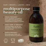 Fushi Castor Oil Fushi Organic Castor Oil 250ml