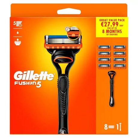 Gillette Mens Razor Gillette Fusion5 Razor Value Pack